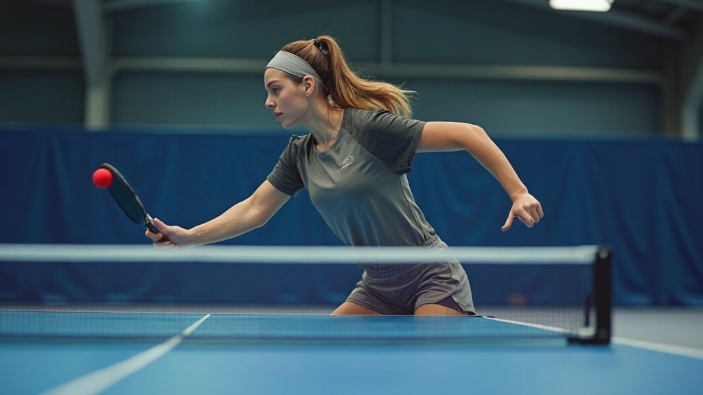 Professional athlete performing agility drills and footwork exercises on training court